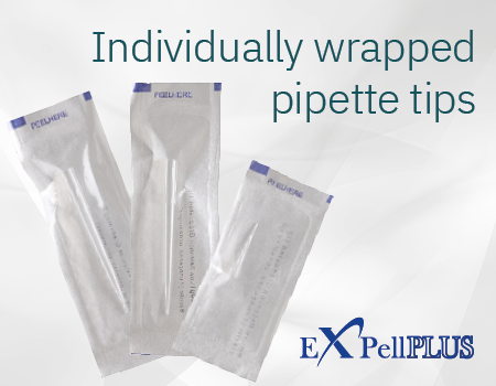 ExpellPlus individually wrapped pipette tips