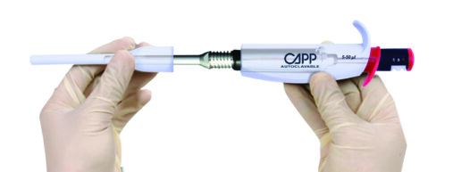 Can I use my Capp pipette with acids and organic solvents?