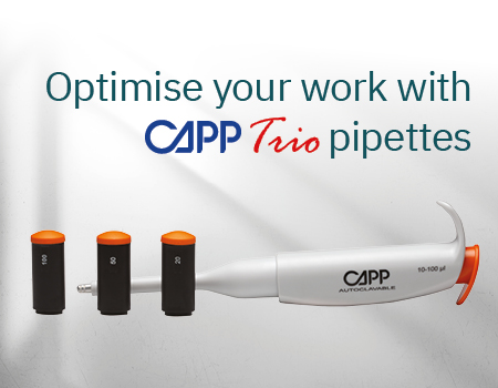 Optimize your work with CappTrio fixed volume pipettes