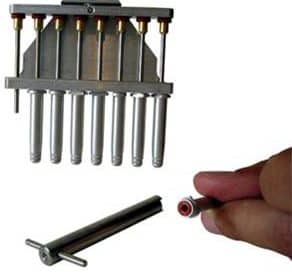 metal pipette components